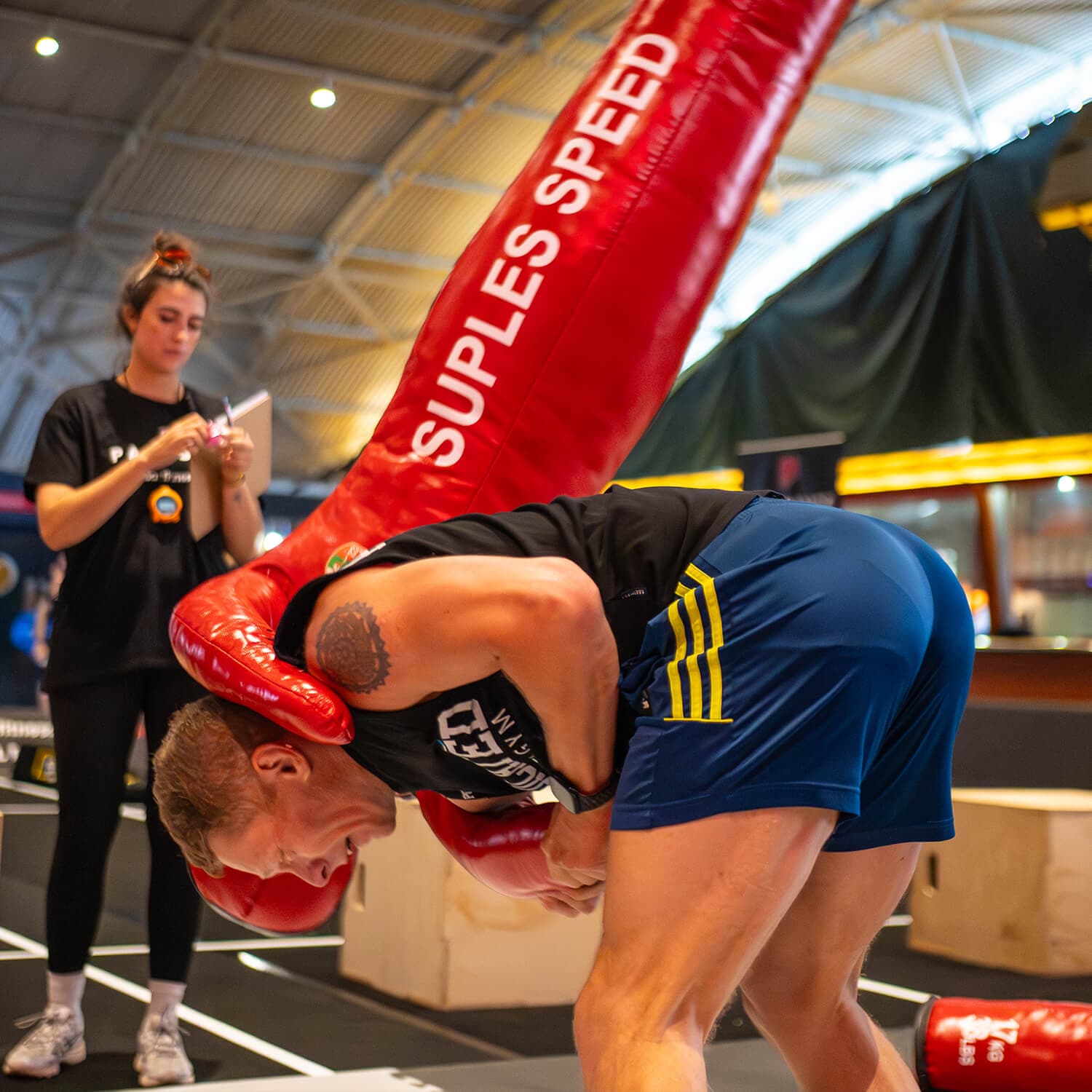 Dummy shoulder throws in the Endurance Zone